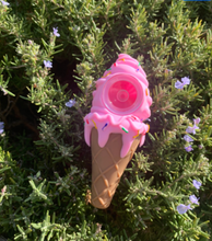 Load image into Gallery viewer, Unbreakable Pink Silicone Ice Cream Pipe
