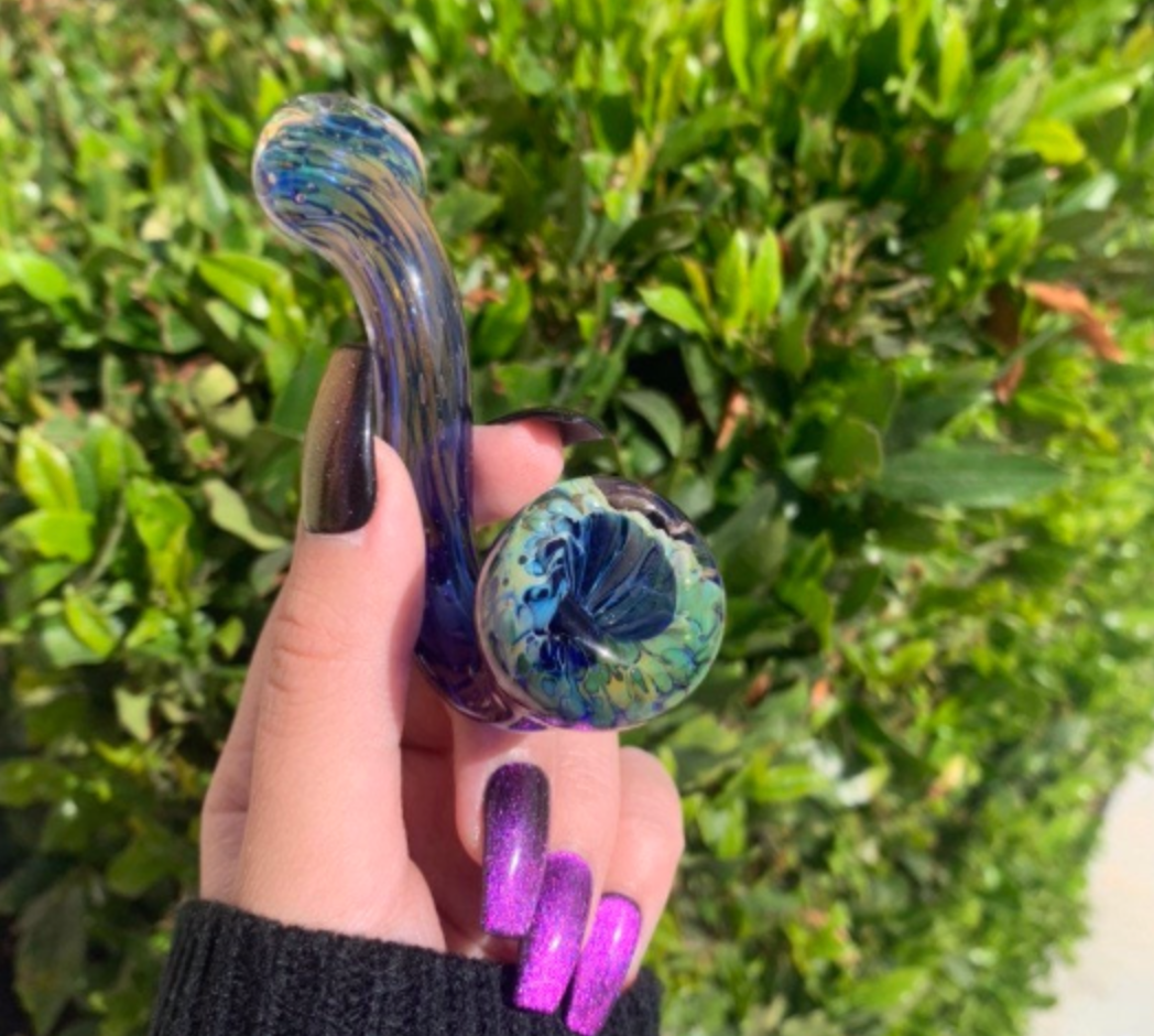 Mini Mermaid Sherlock Glass Pipe
